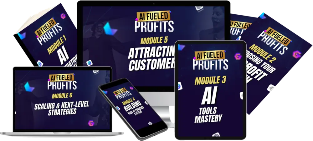AI Fueled Profits course modules overview